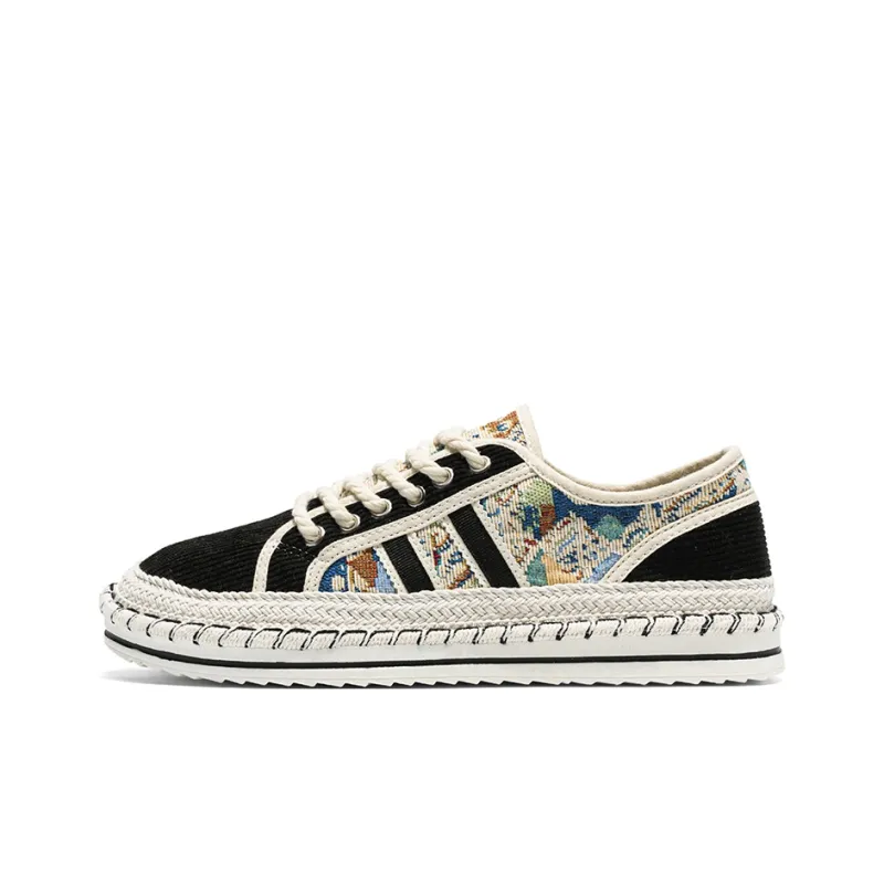 Bull Charm Abrasion Resistant Low Top Canvas Shoes Men's-6