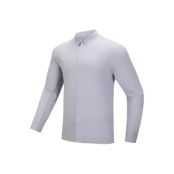Anta Variety Training Collection Shirt Men's Mudstone Gray