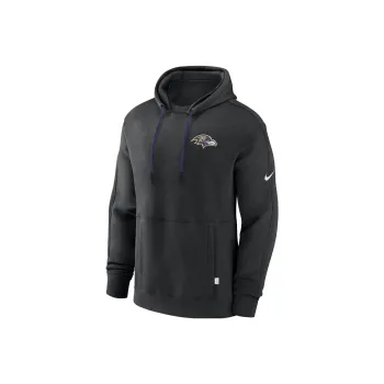 Nike x NFL Collaboration Baltimore Ravens Layered Logo Statement Sweatshirt Men's Black