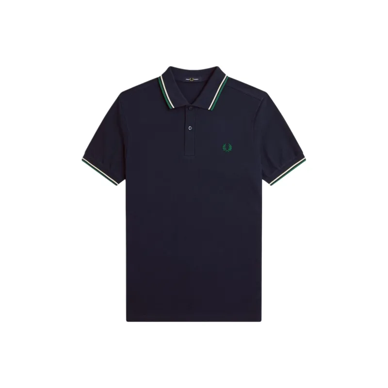 FRED PERRY Polo Shirt Men's Blue-0