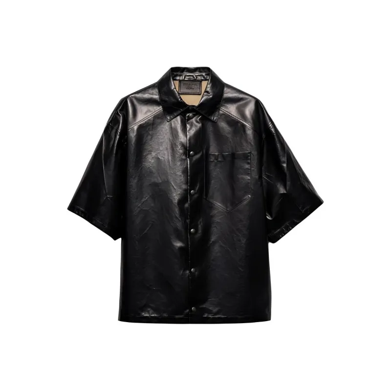 PRADA Leather Shirt-0