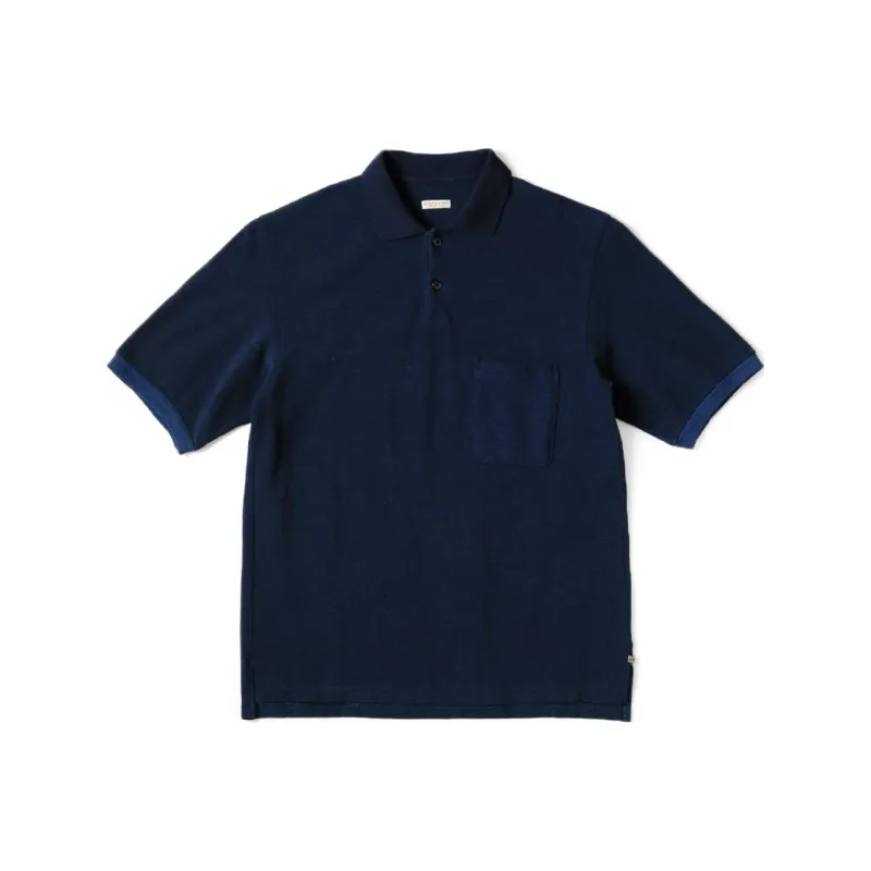 Kapital Polo Shirt Unisex Indigo-0