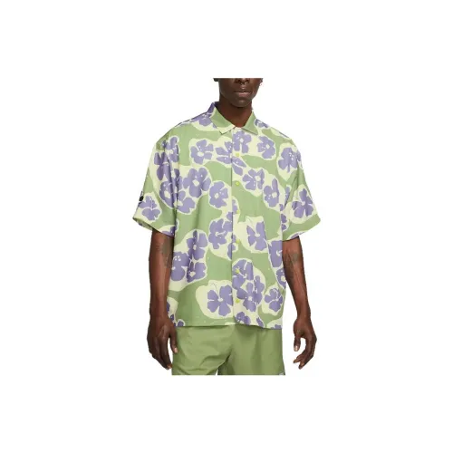 Nike Shirts Men Green Yellow