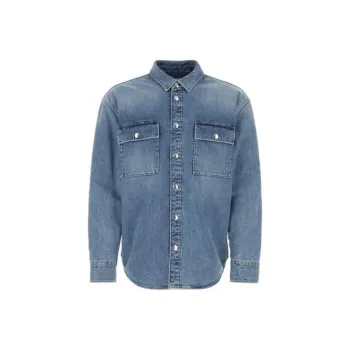 Bottega Veneta Vintage Medium Indigo Denim Shirt