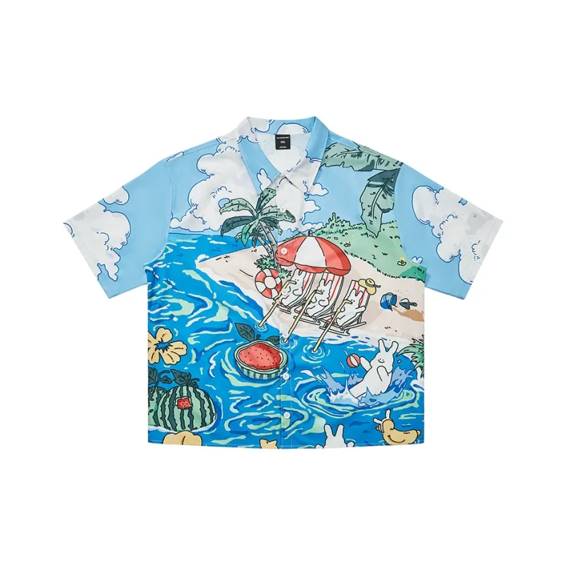 WAYNEXZAVIER Shirts Men Blue-0