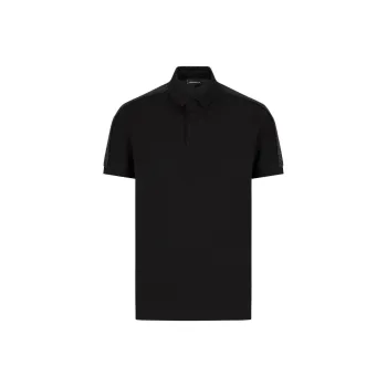 EMPORIO ARMANI Jersey Polo Shirt With Logo Tape