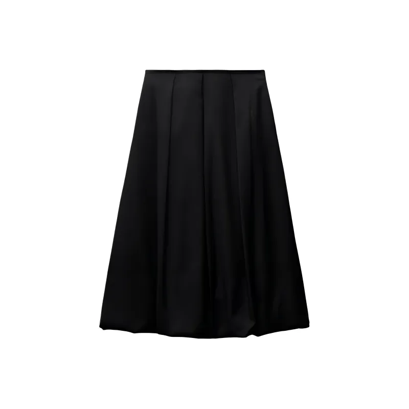 ZARA ZW Series Casual Long Skirts Women's Black-1