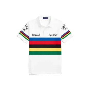 Polo Ralph Lauren SS24 Custom Slim Polo Sport Mesh Polo Shirt Polo Shirt Unisex White