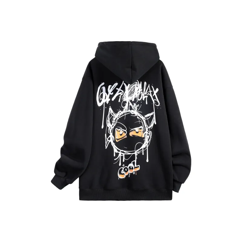 GXXX Demon Hooded Fall And Winter Sweatshirt Unisex-35