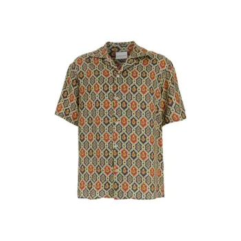 DROLE DE MONSIEUR La Chemise Ornements Short Sleeved Shirt