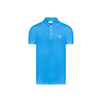 Maison Kitsune Fox Head Patch Short Sleeved Polo Shirt
