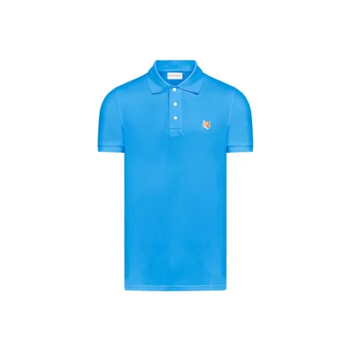 Maison Kitsune Fox Head Patch Short Sleeved Polo Shirt