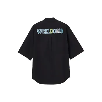 WE11DONE SS24 Shirt Unisex Black