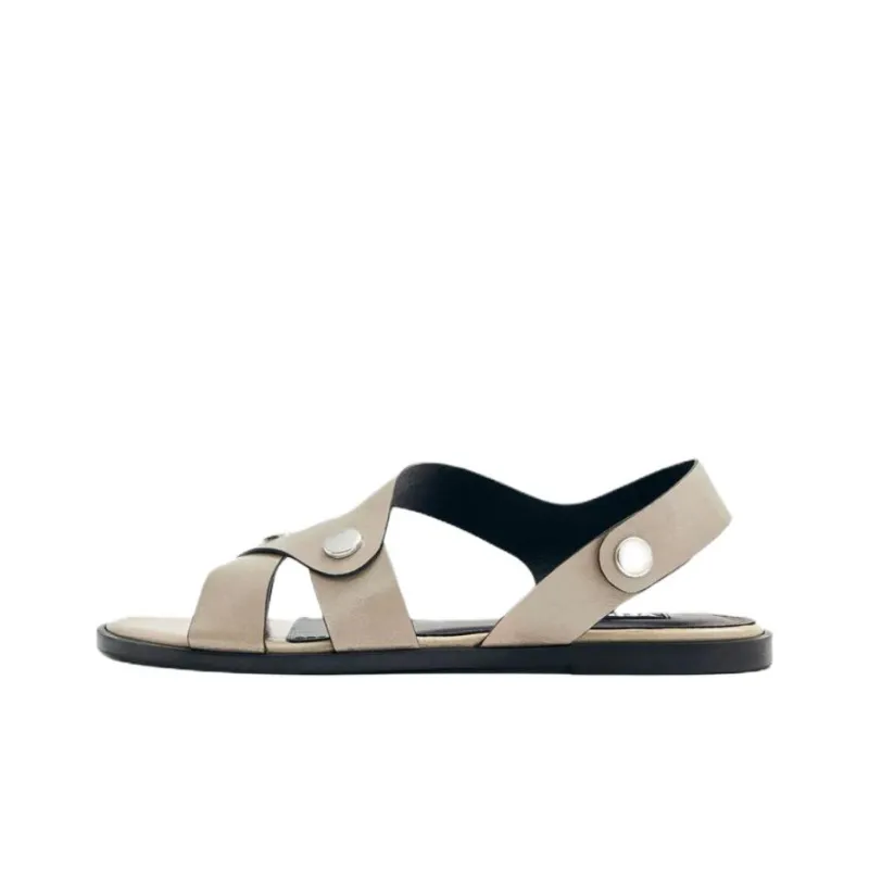 ALOHAS Mindy Strap Sandals Women's Beige-0