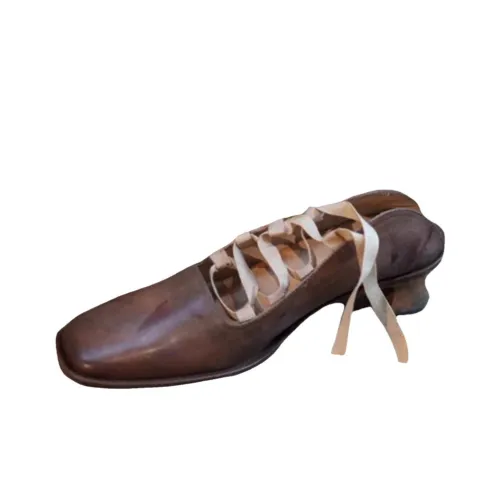 Varib Chunky Heel High Heels Women's Dark Brown