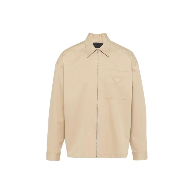 PRADA Shirts Men Beige Yellow-0