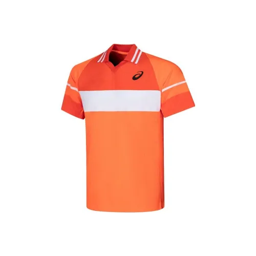 Asics MATCH ACTIBREEZE Polo Shirts Men Orange