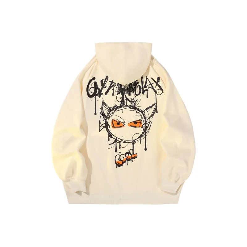 GXXX Demon Hooded Fall And Winter Sweatshirt Unisex-0