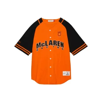 Mitchell & Ness M&N X McLaren Co-branded Series Shirt Unisex Orange