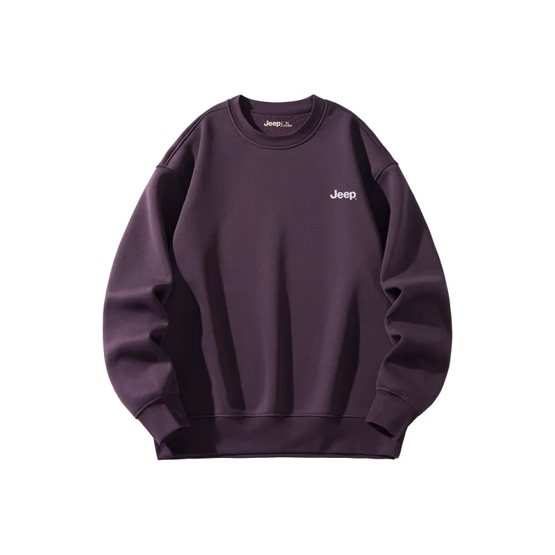 Jeep Sweatshirt Fall Winter Fleece Lined Unisex-14