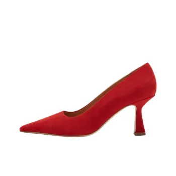 Aeyde Zandra Slim Heel High Heels 7.5cm Women's Red