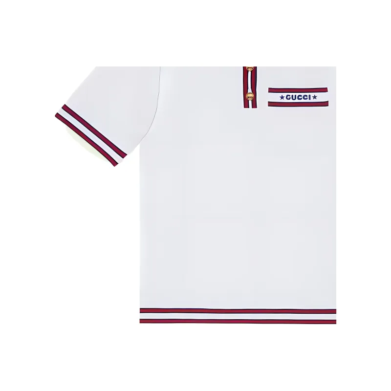 GUCCI GUCCI Love Parade SS22 Polo Shirt Women's White-3