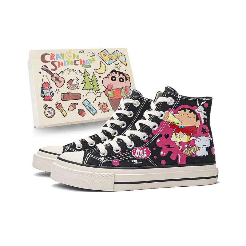 Crayon Shinchan High Top Canvas Shoes Unisex-7