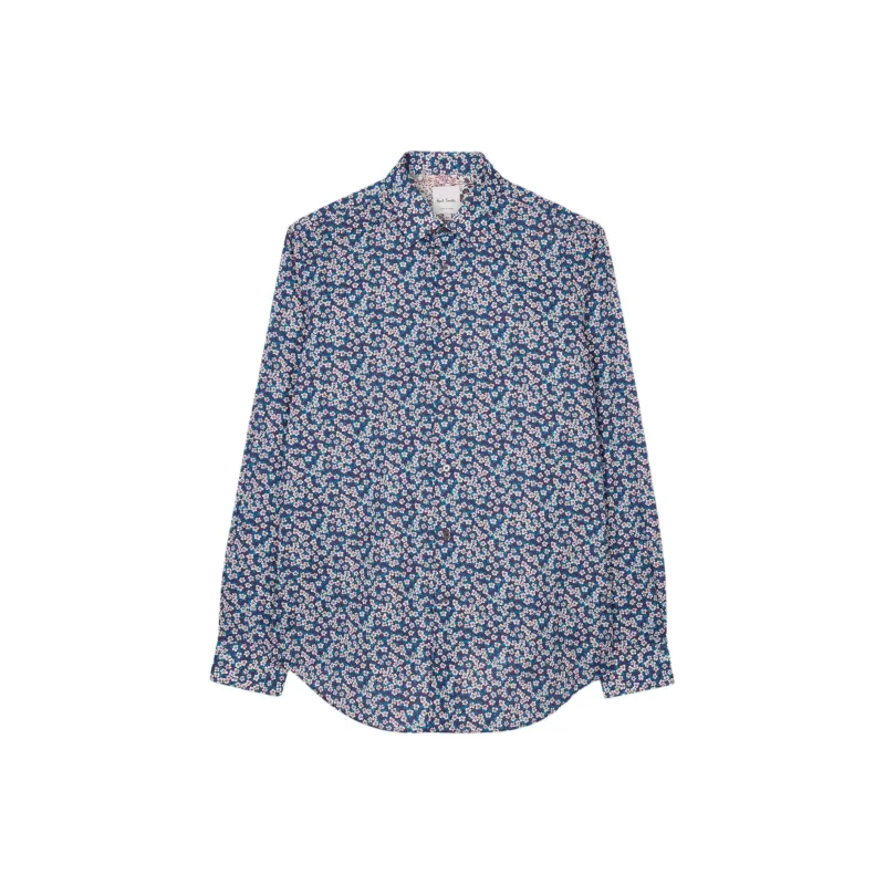 Paul Smith Floral print Organic Cotton Shirt-0