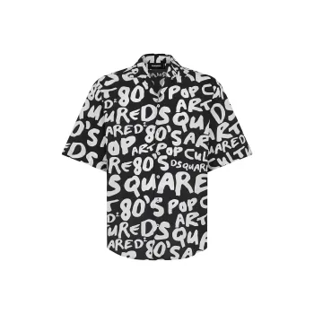 DSQUARED 2 D2 Pop 80'S Bowling Shirt
