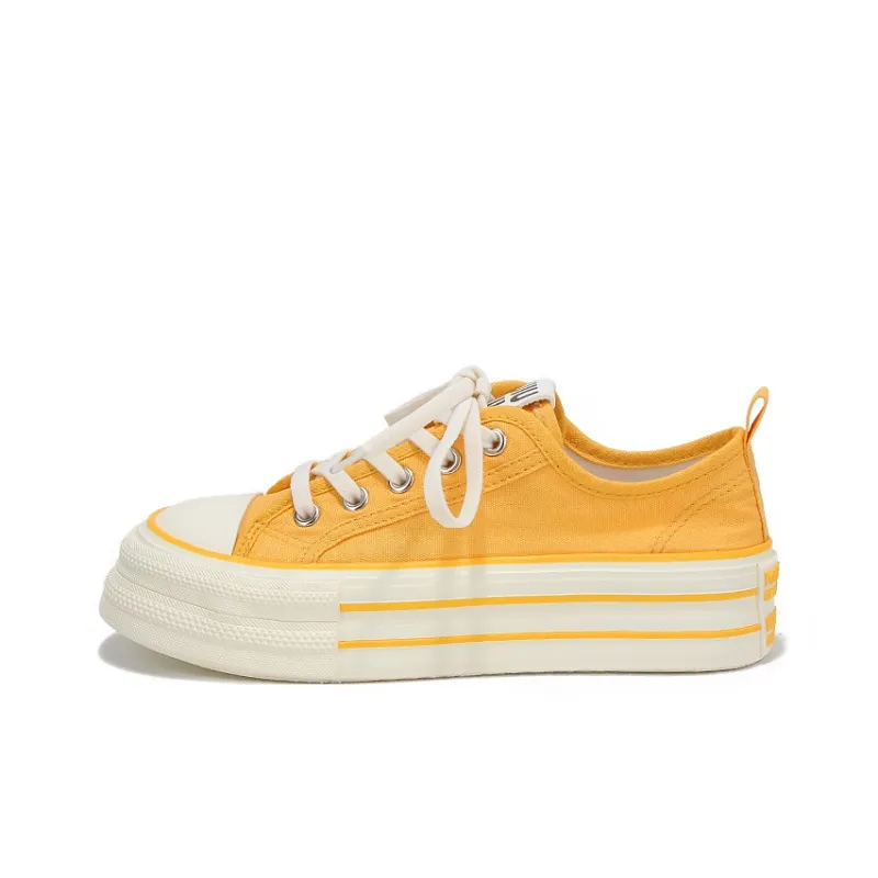 Yobn Abrasion Resistant, Breathable, Lightweight Low Top Canvas Shoes Women's-0