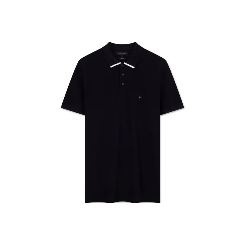 Tommy Hilfiger Logo embroidered Piqué Polo Shirt-0