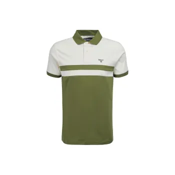 BARBOUR Polo Shirts Men Olive Green