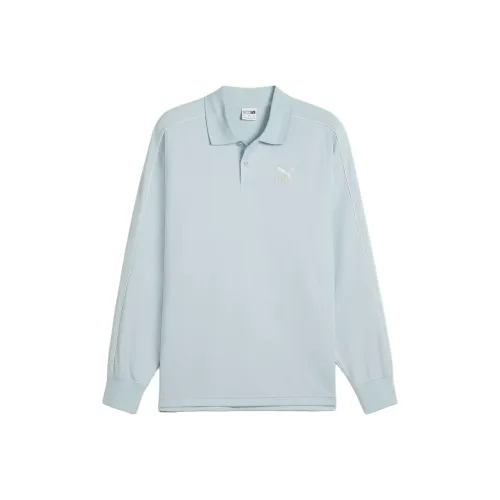 PUMA Playera Tipo Polo De Mangas Largas Para Hombre T7