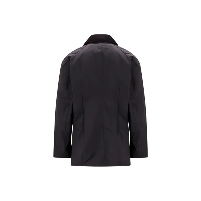 BARBOUR Ashby Waxed Button Up Jacket-1