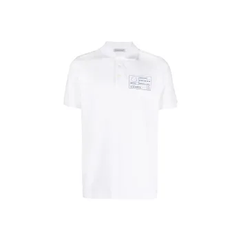 Moncler Polo Shirts Men White
