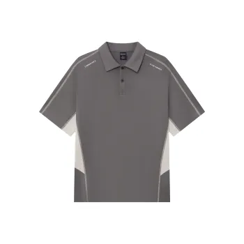 Cabbeen Polo Shirt Men's Medium Gray 36