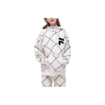 FILA Sweatshirt Unisex Imitation Antique White