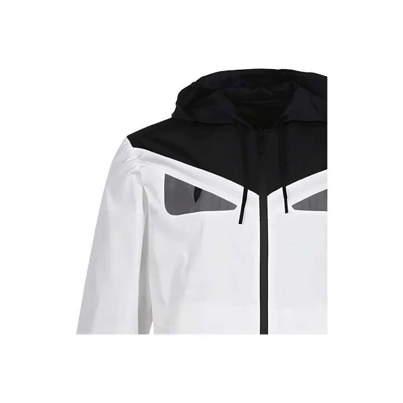 FENDI Jackets Men White & Black-5