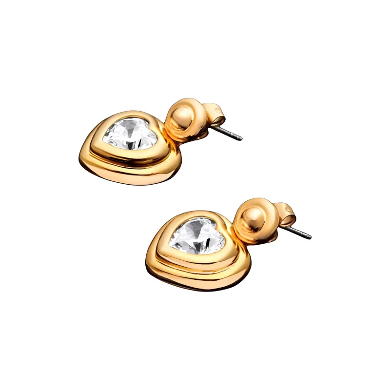 CHIARA FERRAGNI Alloy Stud Earrings Women's Gold-1