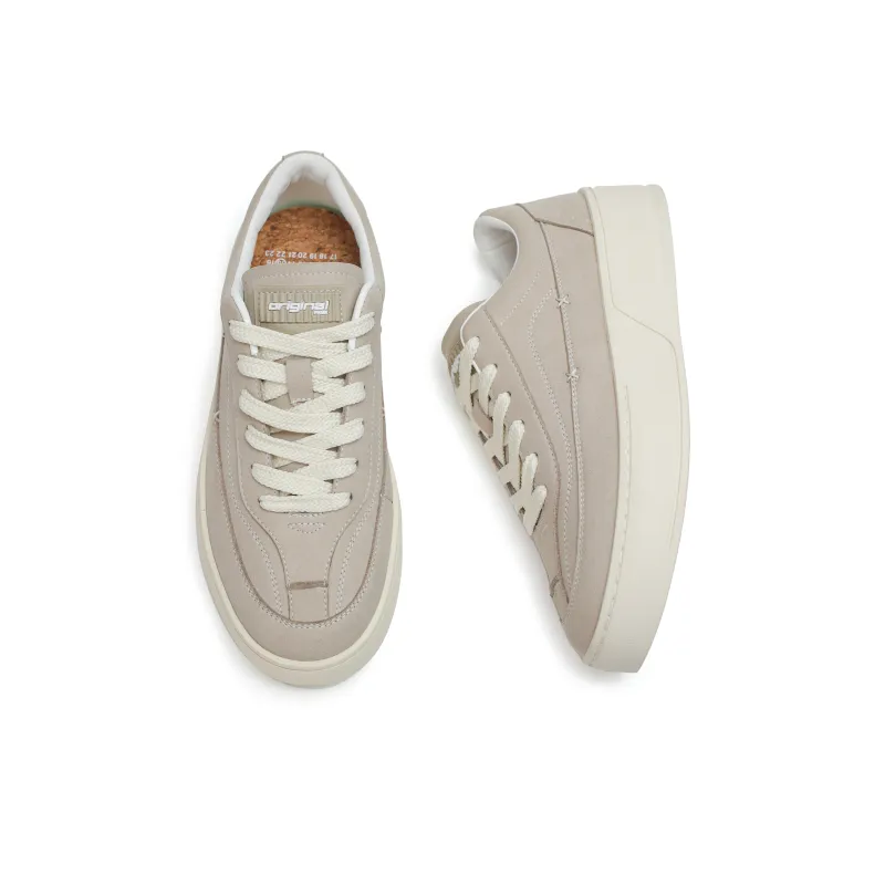 ESTEE GEEA Coverage Slip Resistant, Abrasion Resistant, Lightweight, Breathable Low Top Skateboard Shoes Men's Beige-2