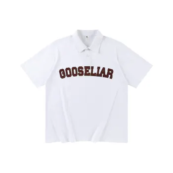 GOOSELIAR Short-Sleeved Polo Shirt Top Unisex
