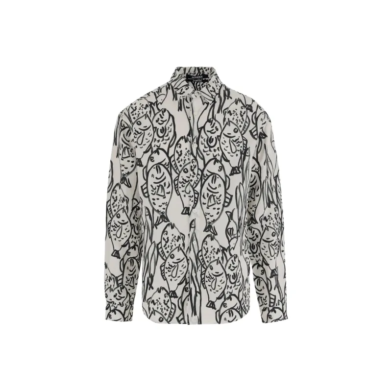 Jacquemus Allover Printed Shirt-0