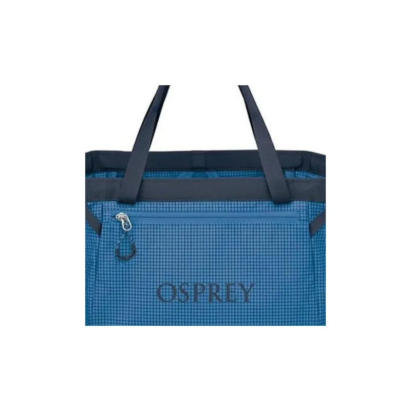 OSPREY Nylon Tote Bag Shopping Bag Handbag Shoulder Bag Unisex Blue Flame-3
