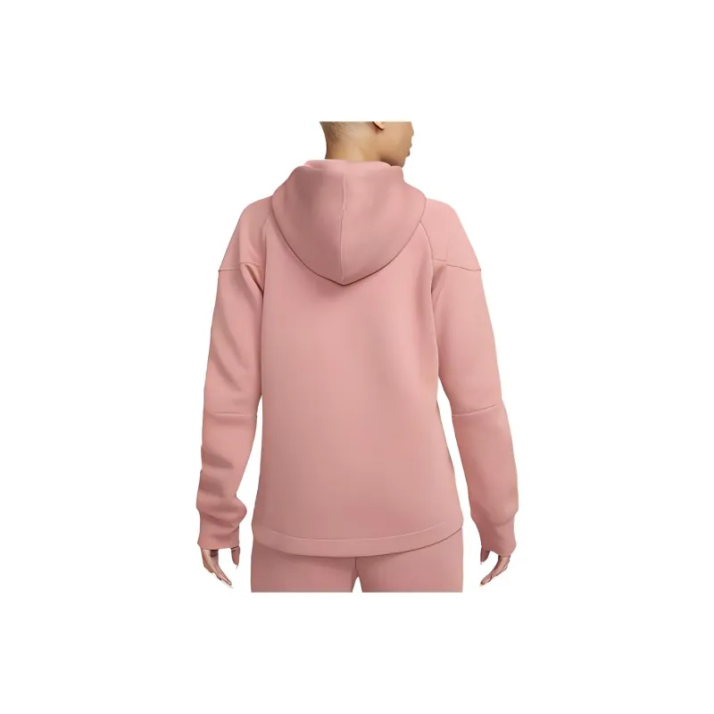 Nike Sportswear Women's Tech Fleece Windrunner Full Zip Hoodie Red Stardust/Black-1