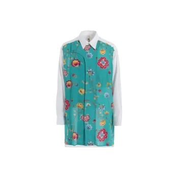 Yohji Yamamoto Ground Y SS25 Shirt Unisex Turquoise