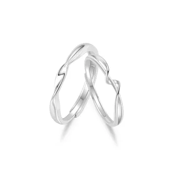 ZHIAIYONGHENG 999 Fine Silver Rings Unisex