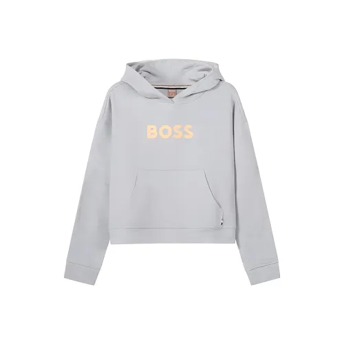 HUGO BOSS Sweatshirt Women's Light Gray
