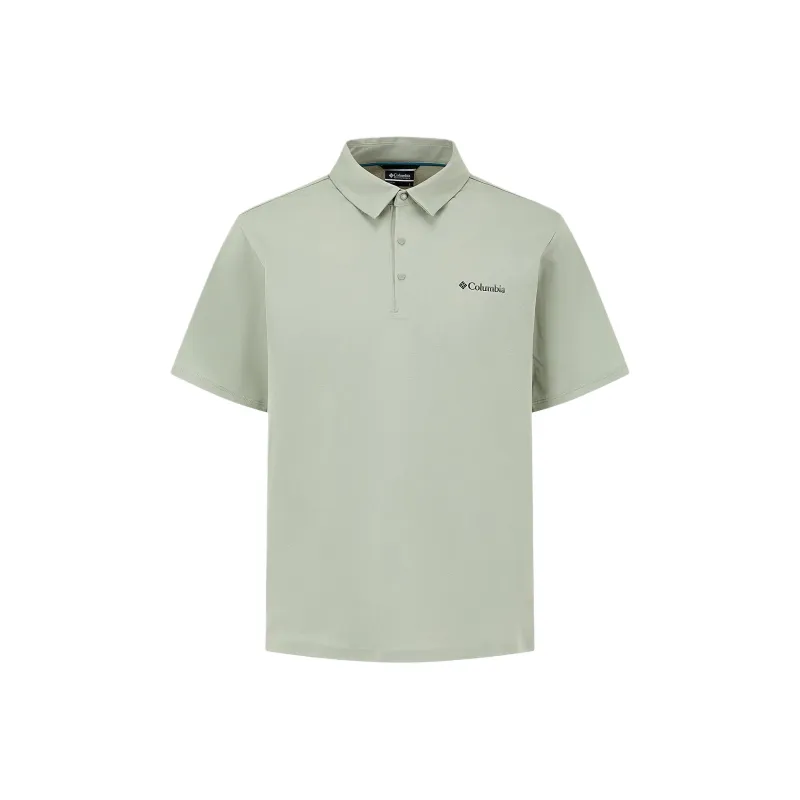 Columbia Polo Shirt Men's Green-0