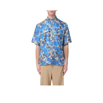 MOSCHINO All Over Floral Printed Buttoned Shirt
