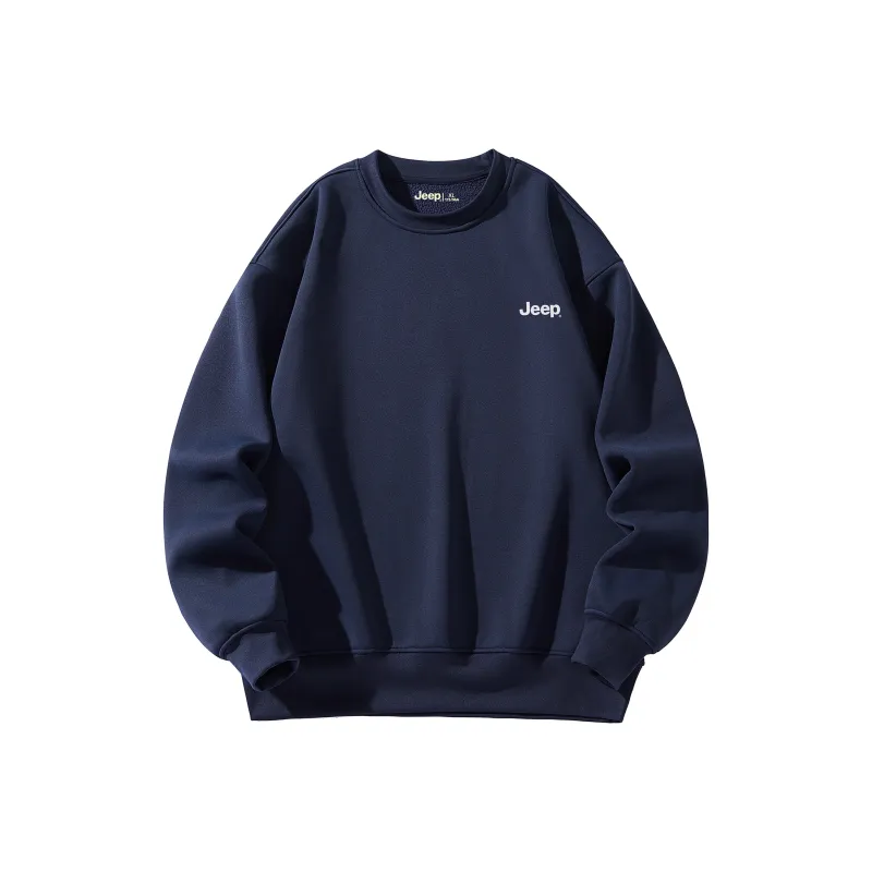 Jeep Sweatshirt Fall Winter Fleece Lined Unisex-8